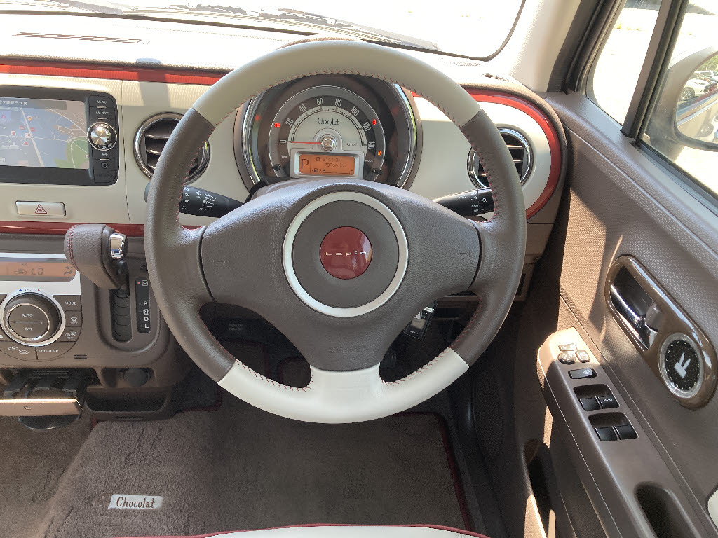 スズキ ラパン ｼｮｺﾗX ｽﾏﾎ連携ﾅﾋﾞ装着車 4WD