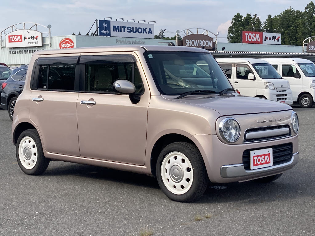 スズキ ラパン ｼｮｺﾗX ｽﾏﾎ連携ﾅﾋﾞ装着車 4WD