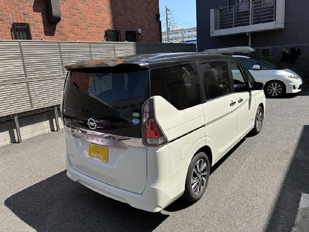 ニッサン セレナＨＶ ＸＶ　防水シート車