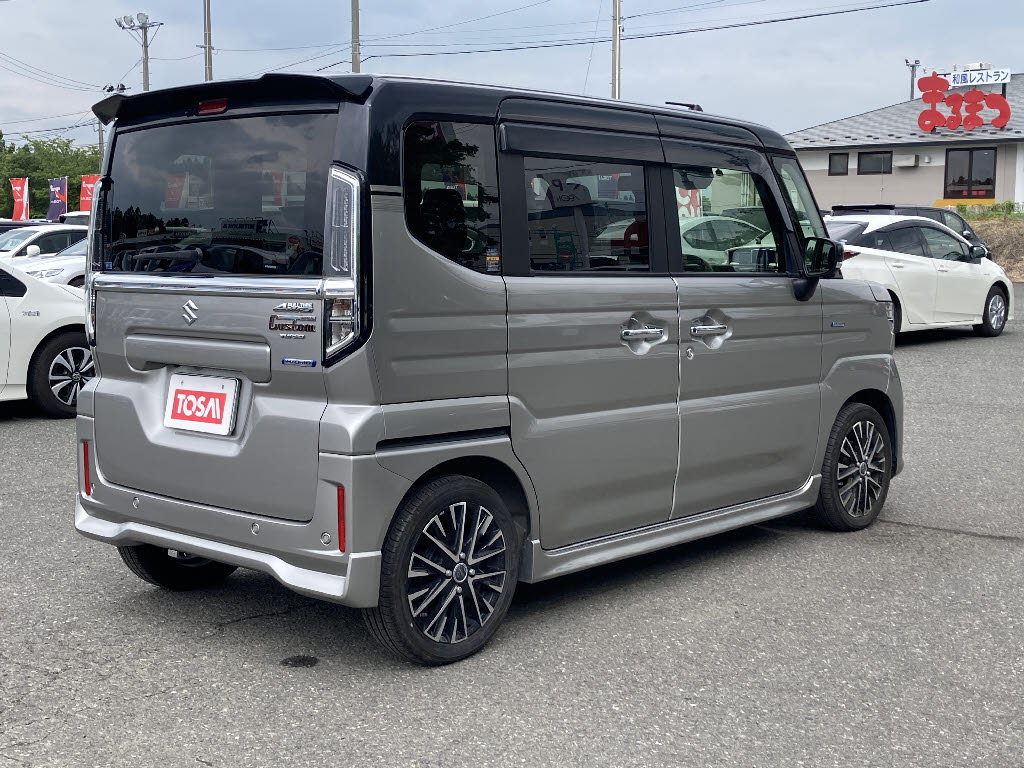 スズキ スペーシアカスタム ﾊｲﾌﾞﾘｯﾄﾞ XSﾀｰﾎﾞ 4WD