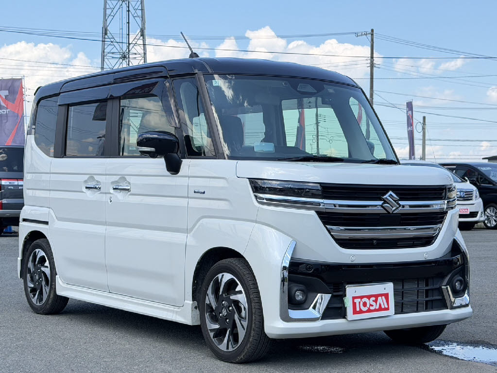 スズキ スペーシアカスタム 4WD ﾊｲﾌﾞﾘｯﾄﾞXSﾀｰﾎﾞ