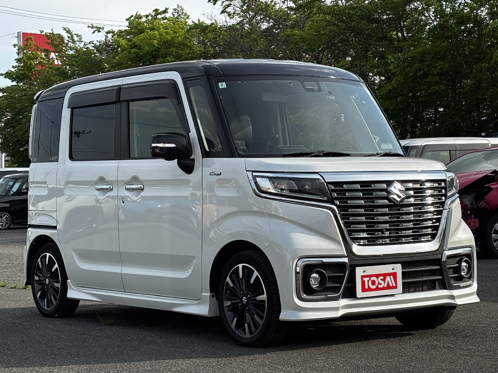スズキ スペーシアカスタム ﾊｲﾌﾞﾘｯﾄﾞXS 4WD