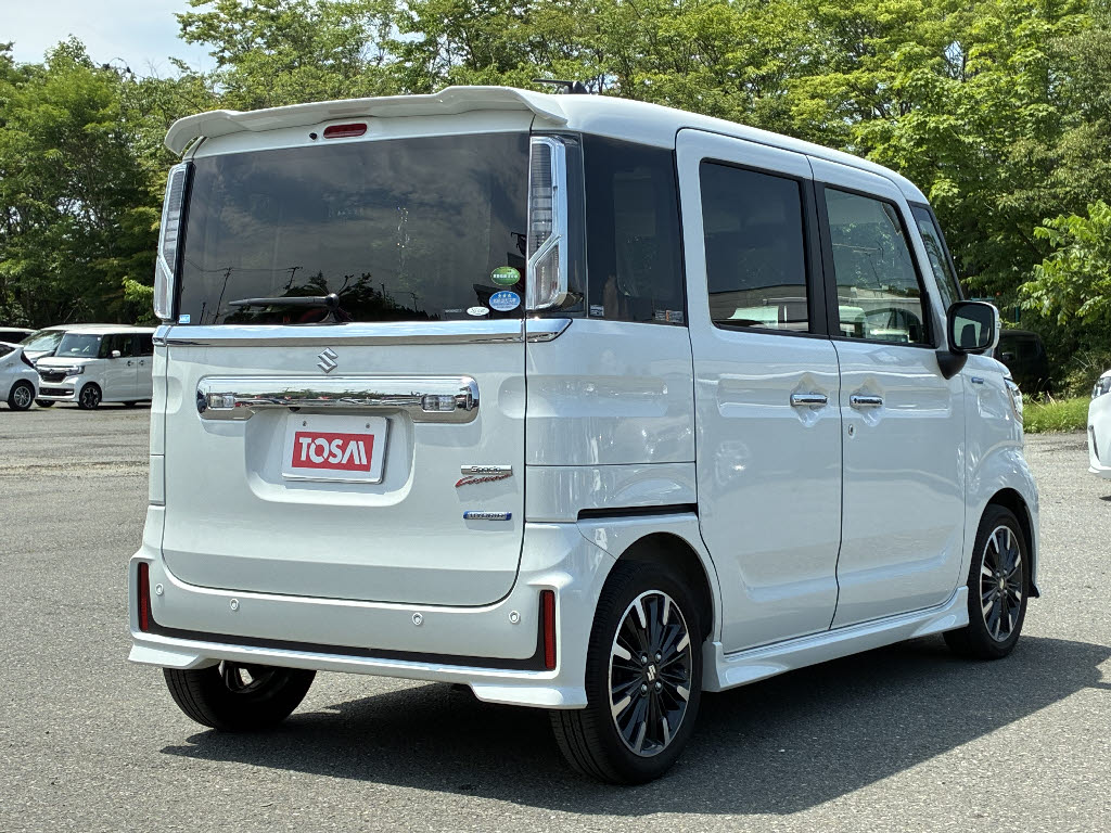 スズキ スペーシアカスタム ﾊｲﾌﾞﾘｯﾄﾞXSﾀｰﾎﾞ